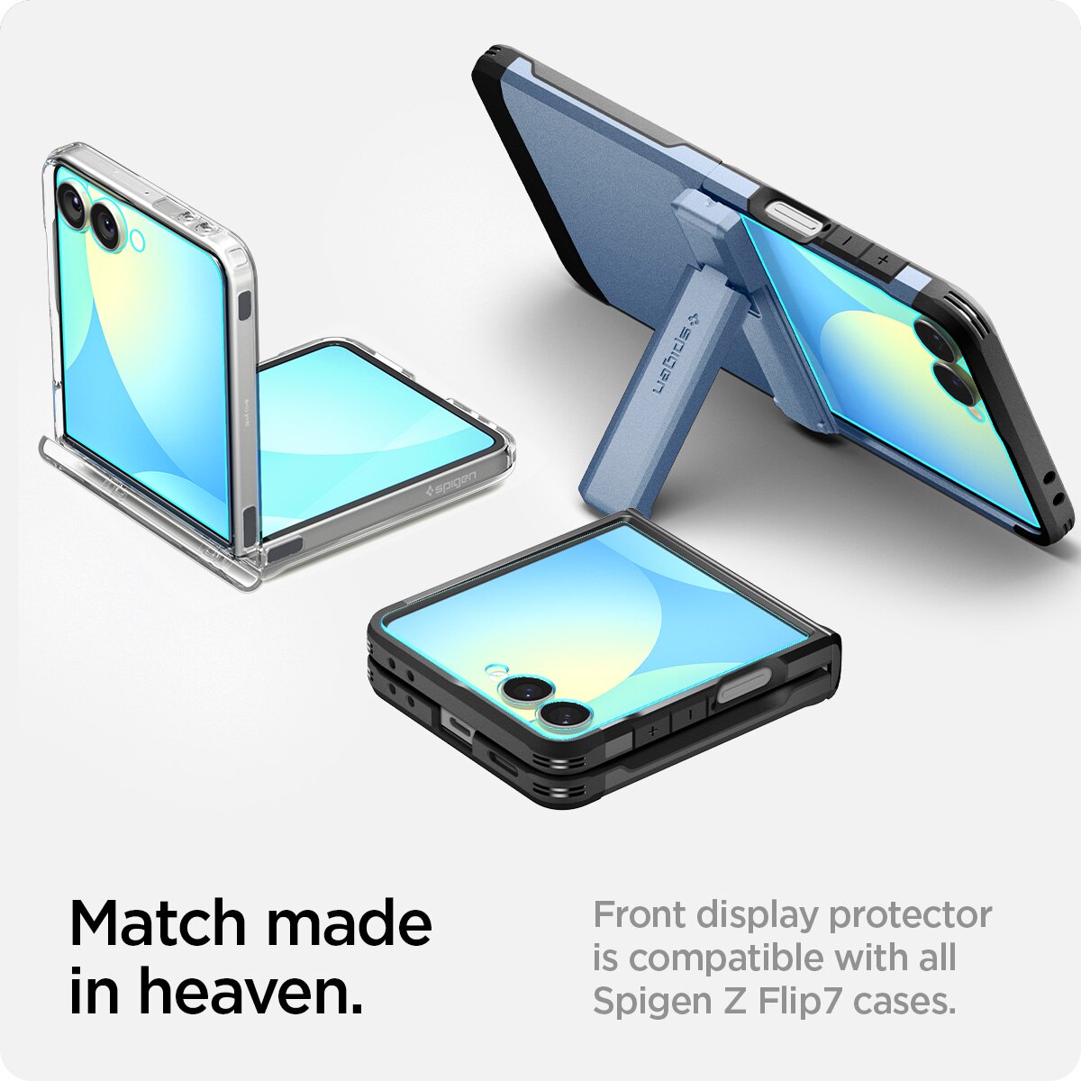 Cover Screen Protector GLAS.tR EZ Fit (2 piezas) Samsung Galaxy Z Flip 7