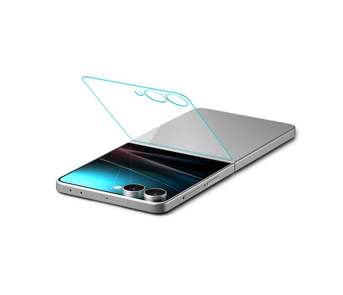 Cover Screen Protector GLAS.tR EZ Fit (2 piezas) Samsung Galaxy Z Flip 7