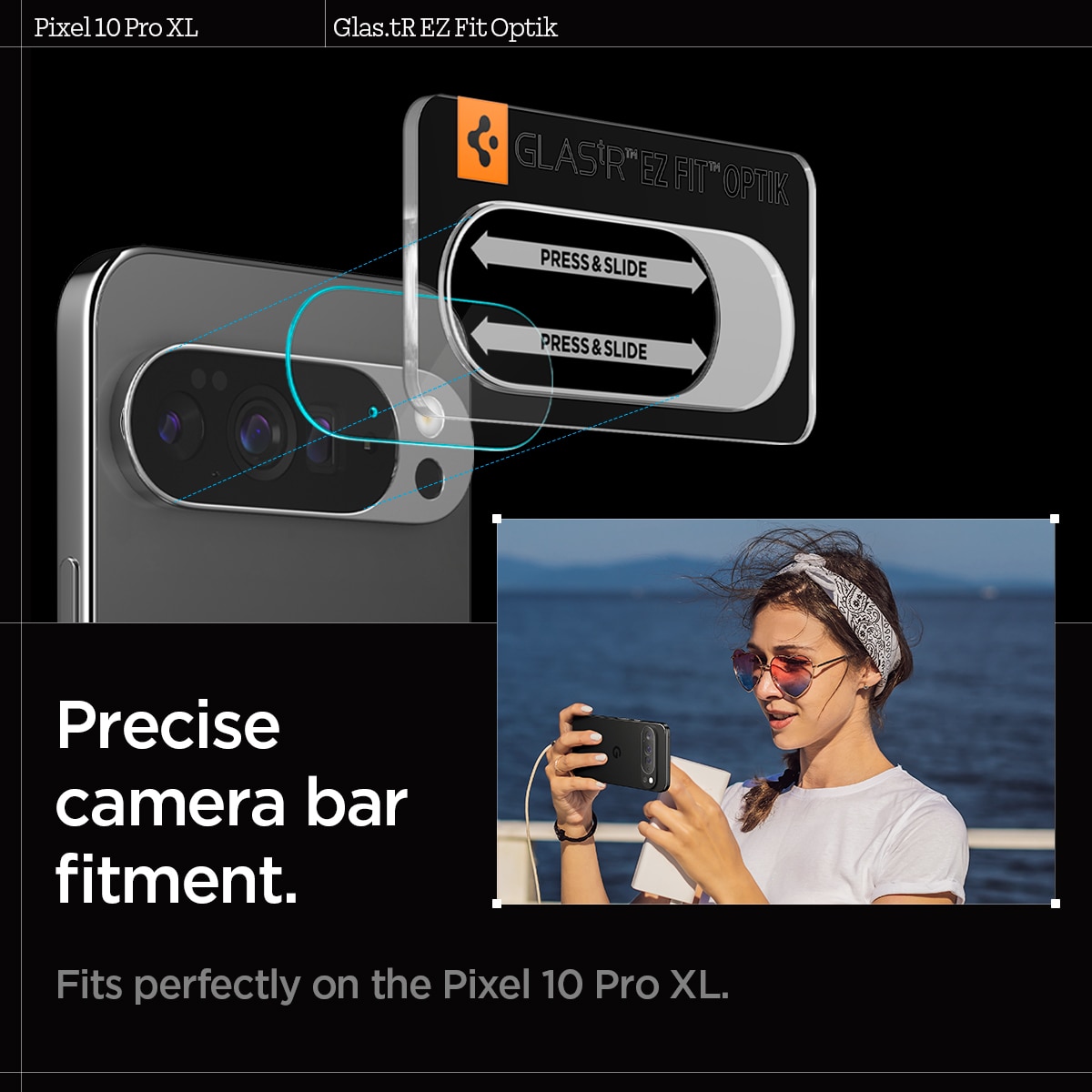 EZ Fit Optik Lens Protector Google Pixel 10 Pro XL (2 piezas)