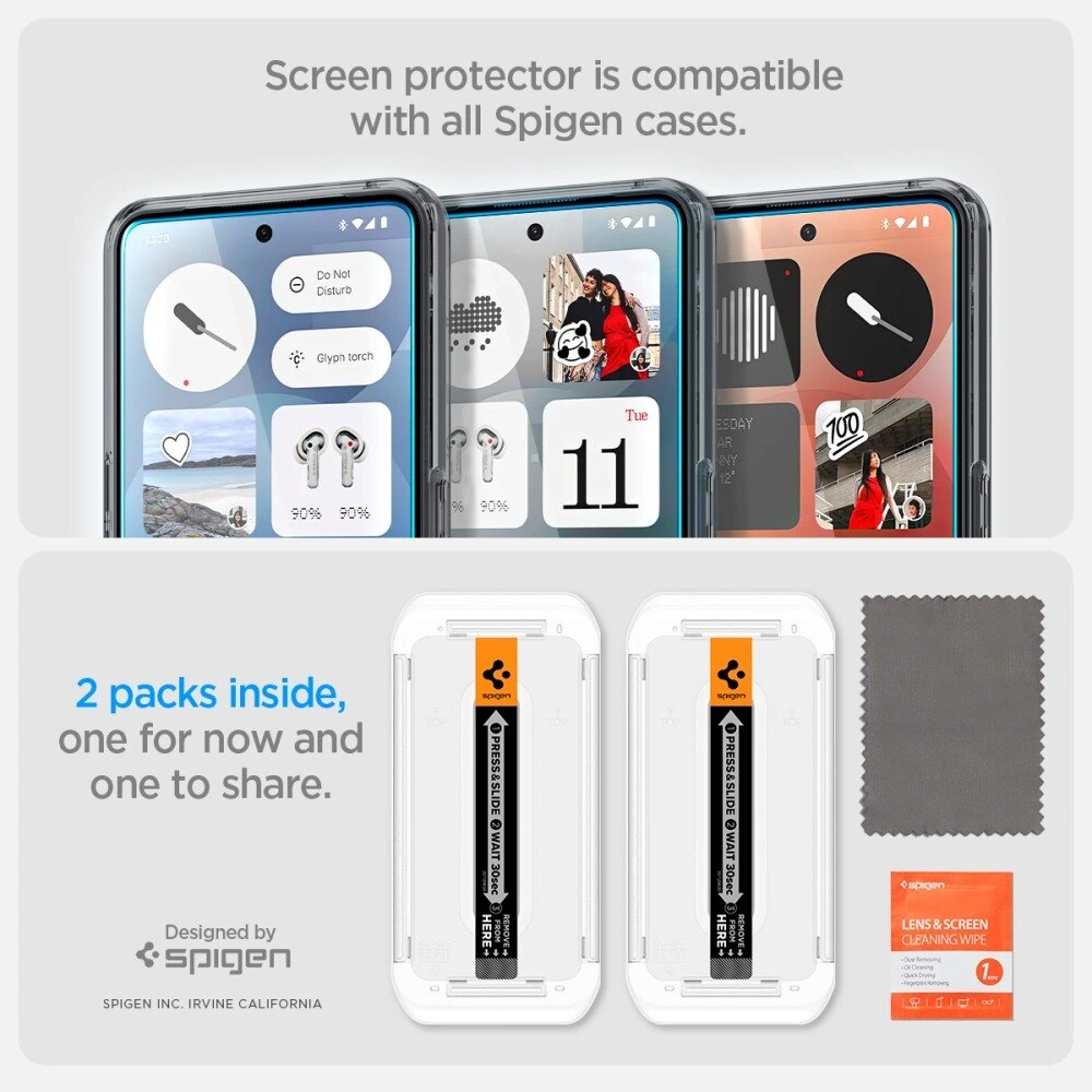 Screen Protector GLAS.tR EZ Fit (2 piezas) Nothing Phone 3