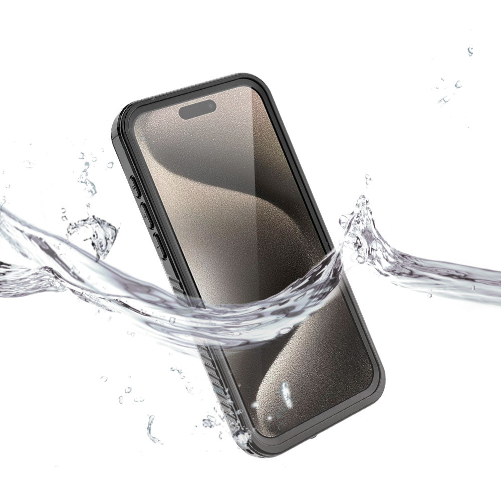 Funda AMN Waterproof MagSafe iPhone 15 Pro Max Black