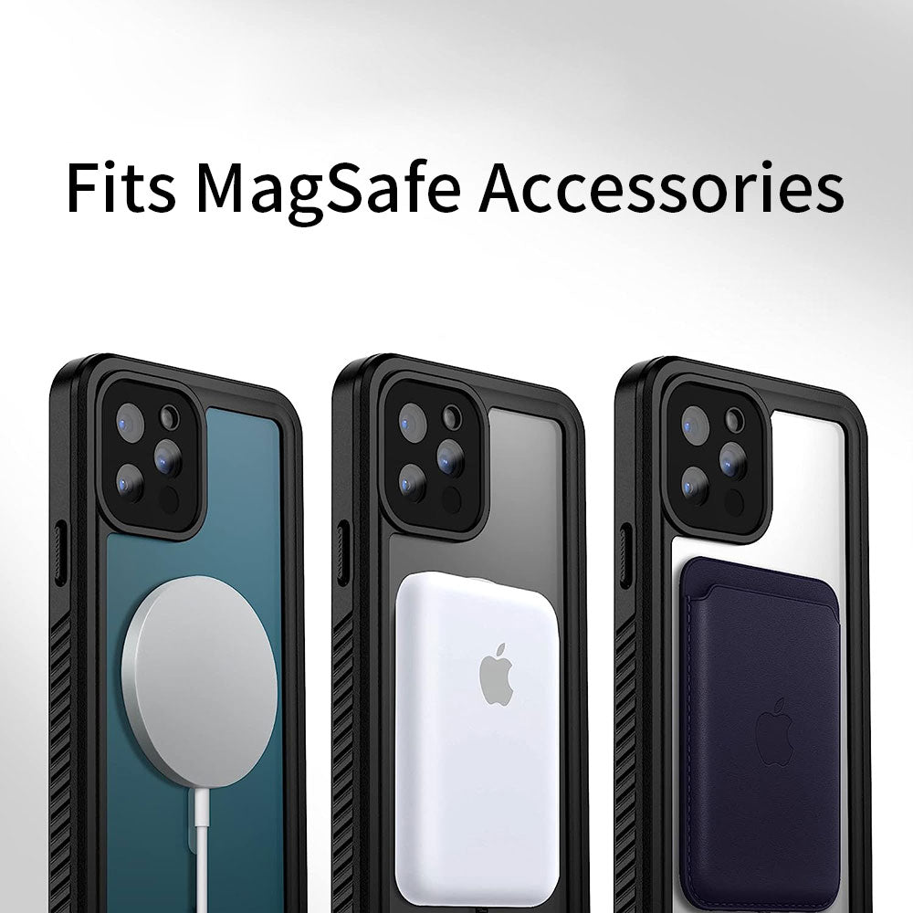 Funda AMN Waterproof MagSafe iPhone 15 Pro Max Black