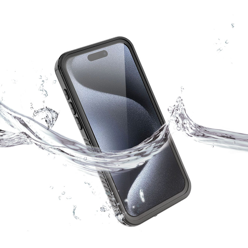 Funda AMN Waterproof MagSafe iPhone 15 Pro Black