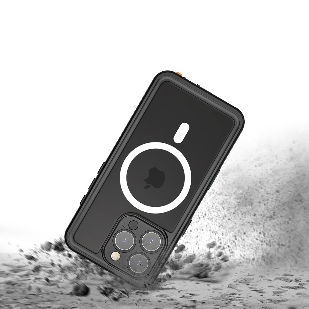 Funda AMN Waterproof MagSafe iPhone 16 Pro Max Black