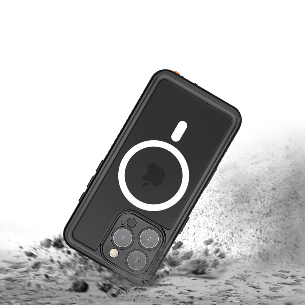 Funda AMN Waterproof MagSafe iPhone 16 Pro Black