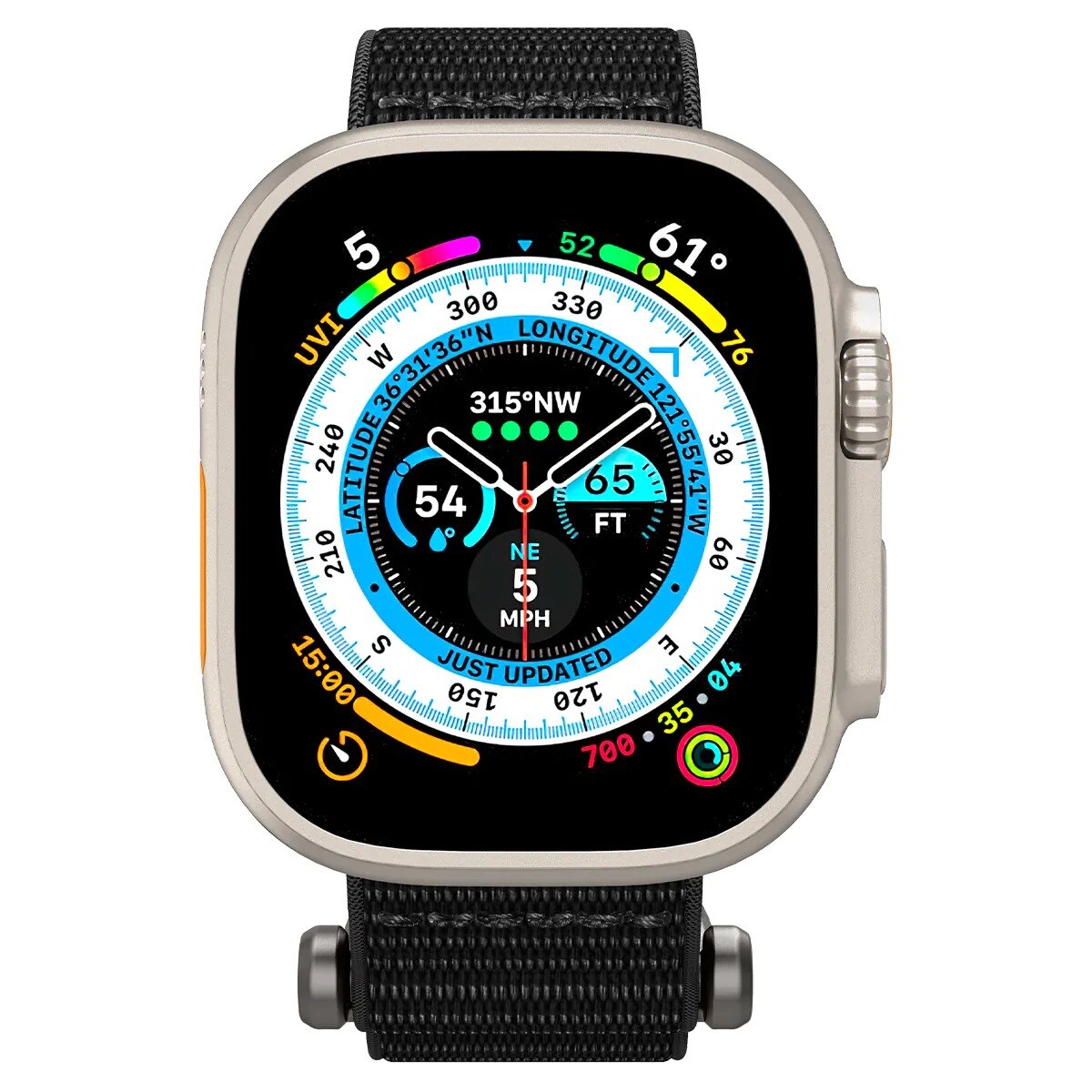 DuraPro Flex Apple Watch Ultra 2 49mm Black