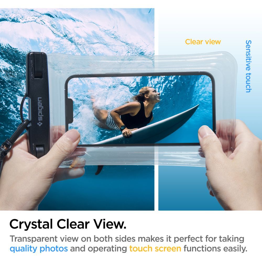 Funda A610 Universal Waterproof Float Crystal Clear