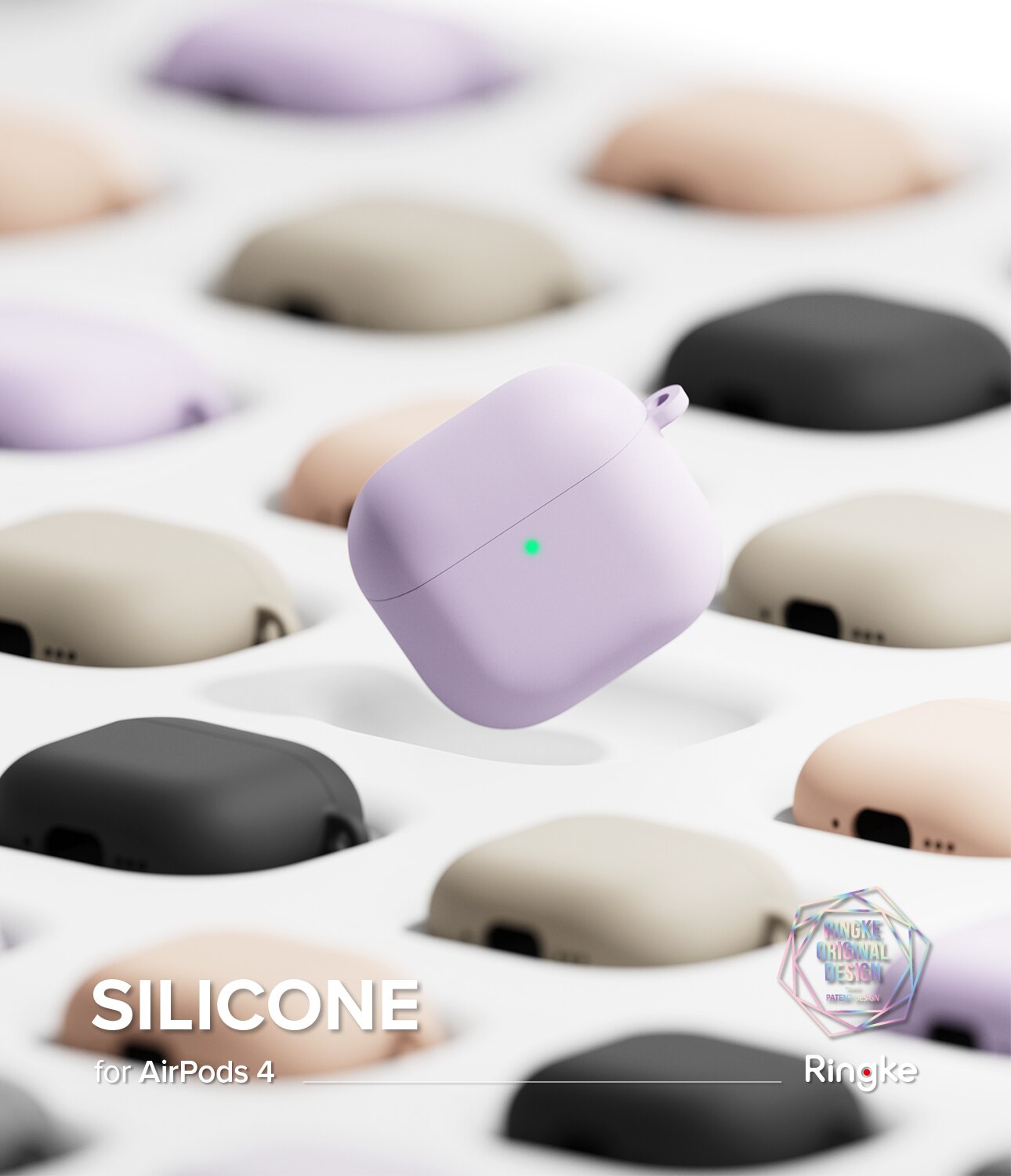 Silicone Funda Apple AirPods 4 Black