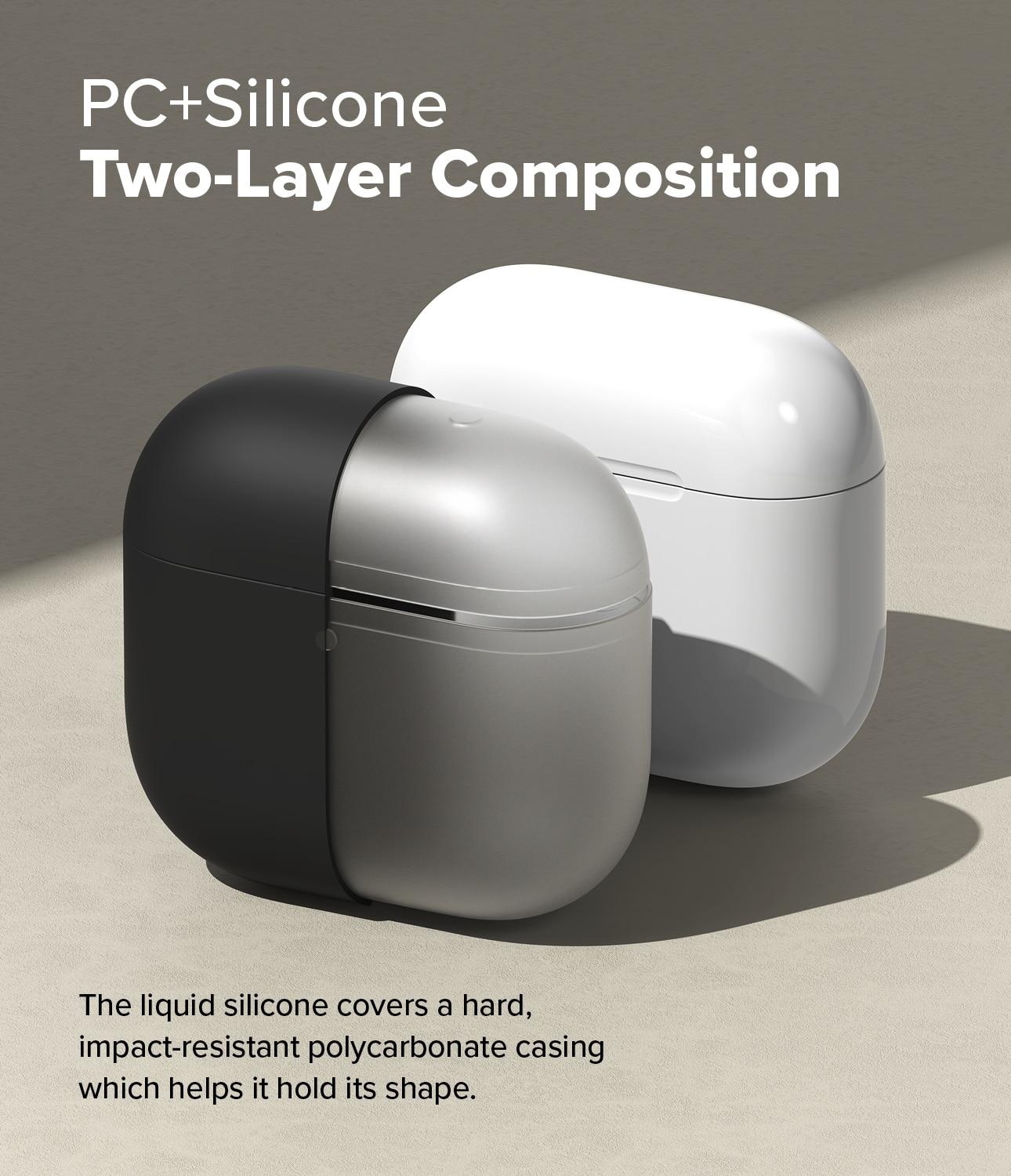 Silicone Funda Apple AirPods 4 Black