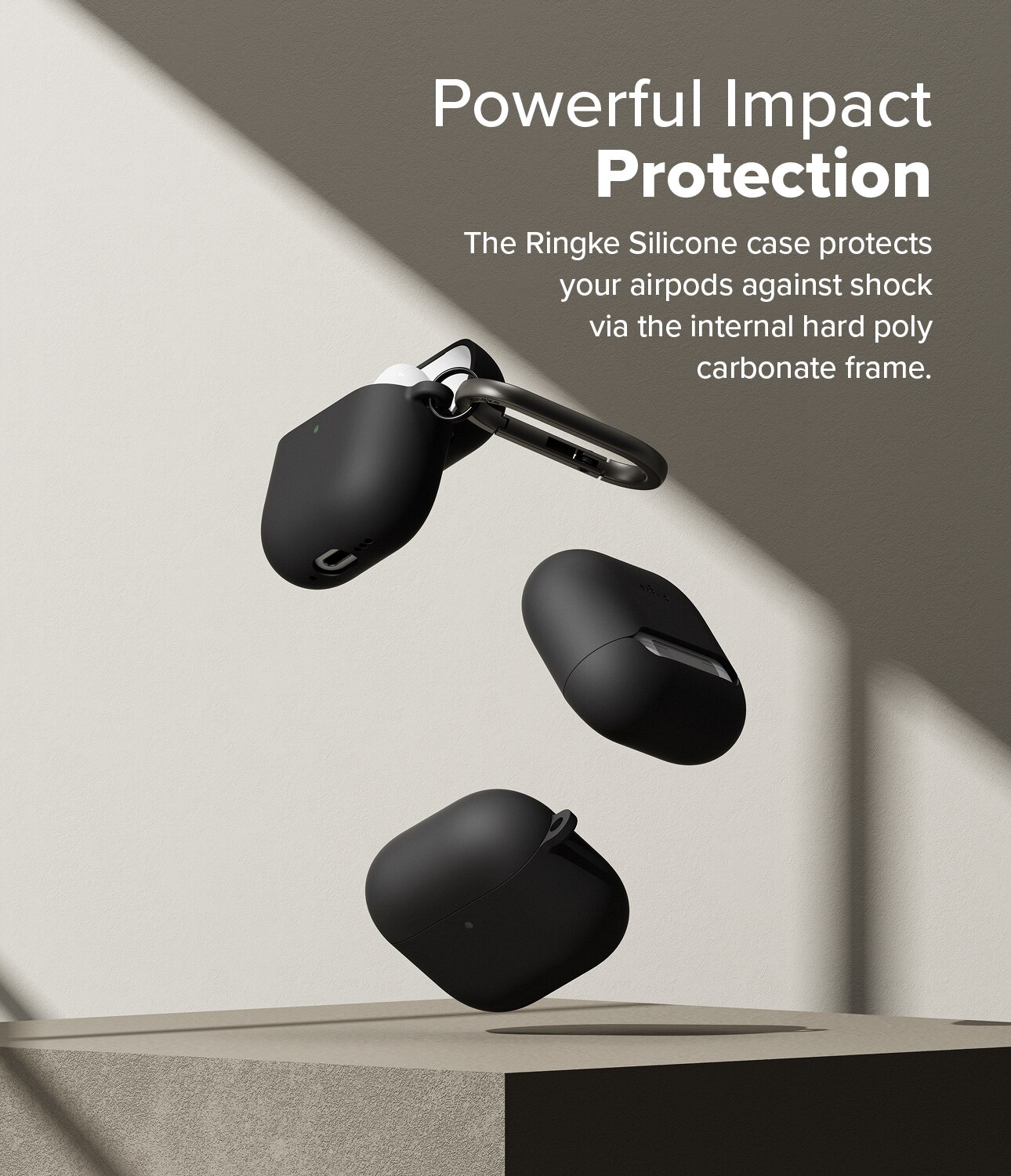 Silicone Funda Apple AirPods 4 Black