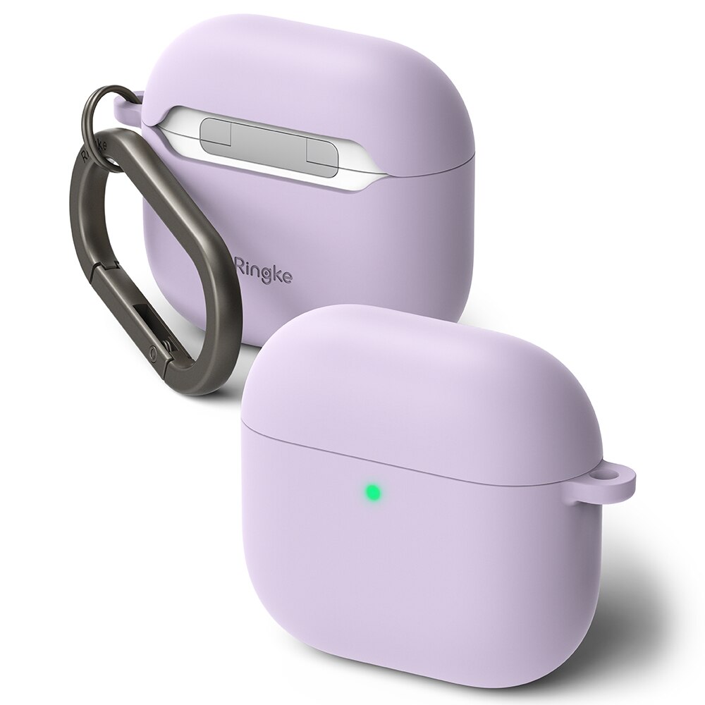 Silicone Funda Apple AirPods 4 Light Purple