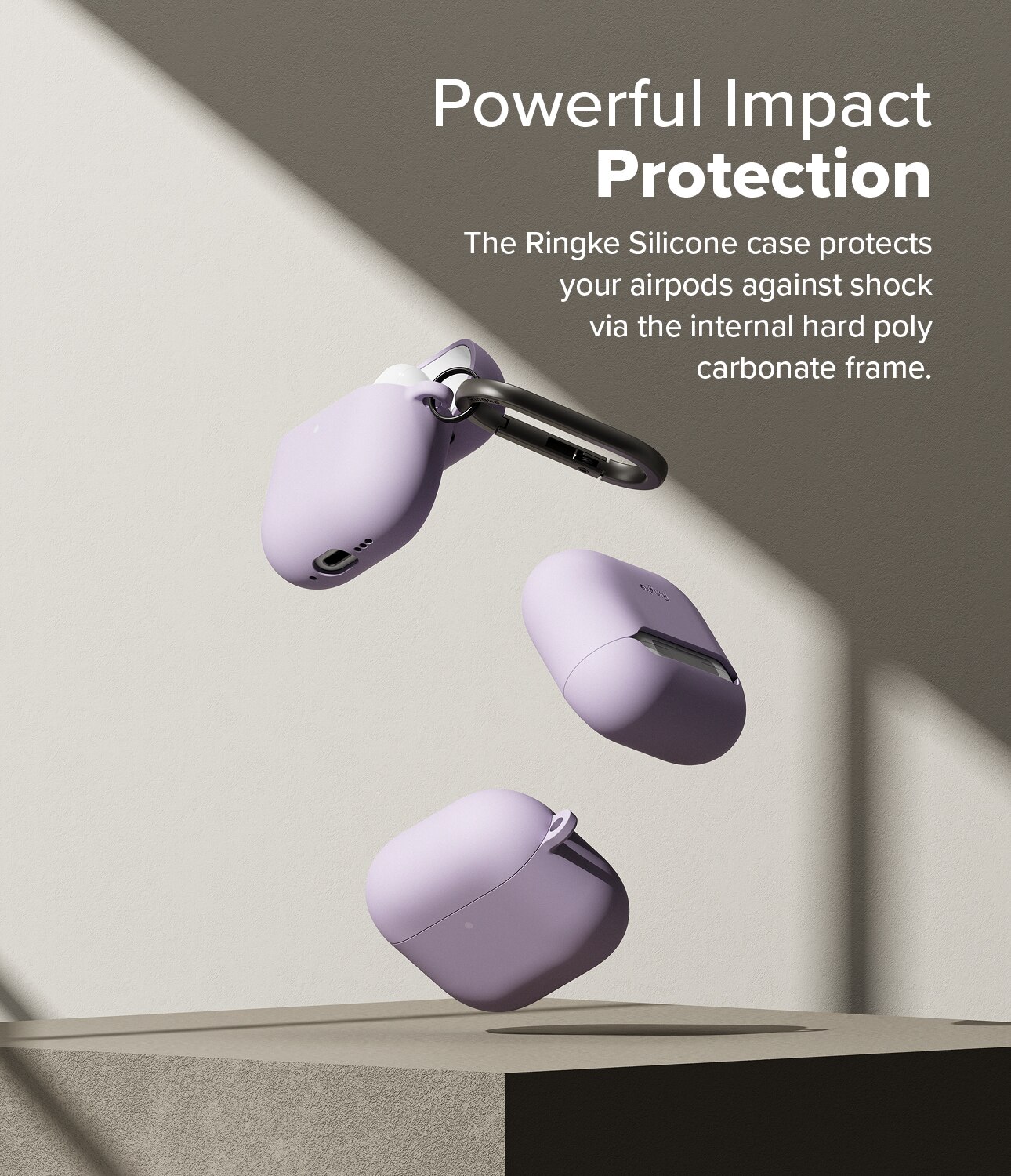Silicone Funda Apple AirPods 4 Light Purple