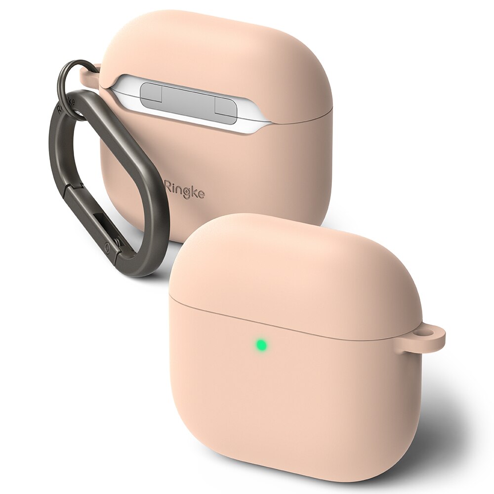 Silicone Funda Apple AirPods 4 Pink Sand
