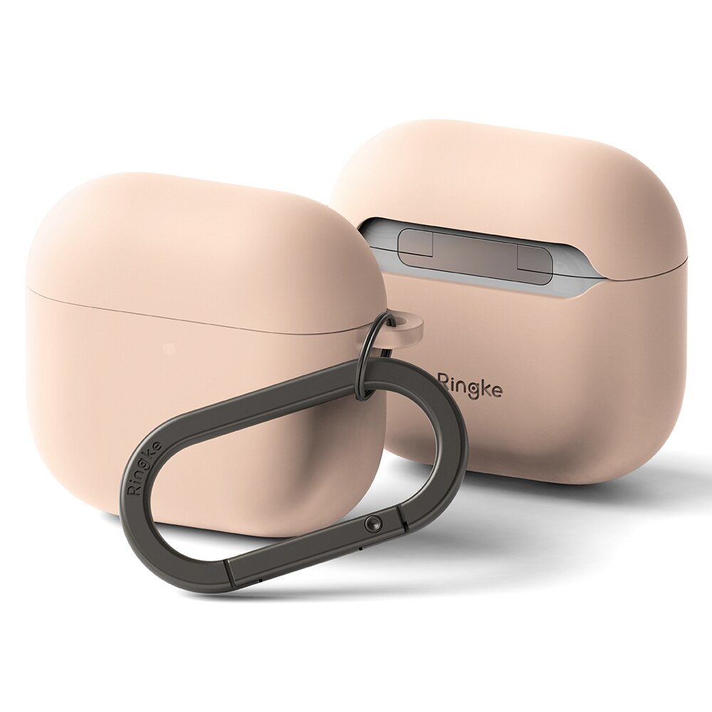 Silicone Funda Apple AirPods 4 Pink Sand