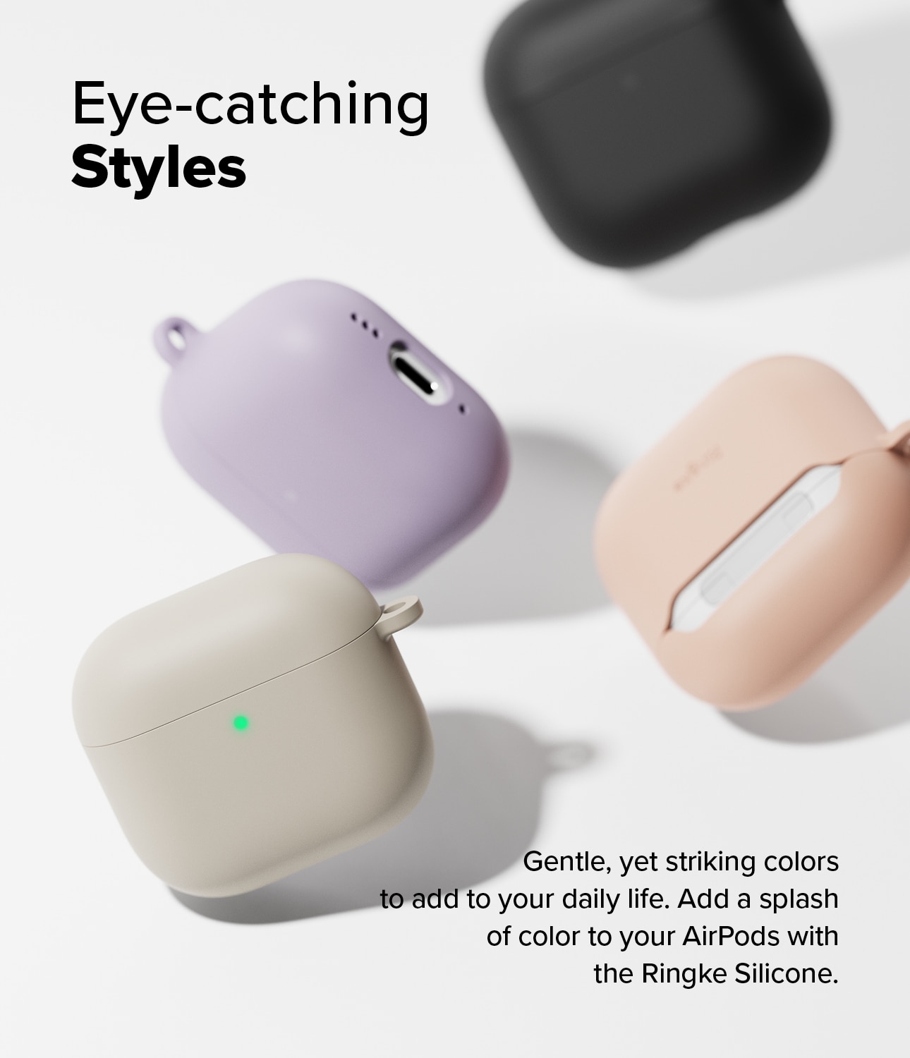 Silicone Funda Apple AirPods 4 Stone