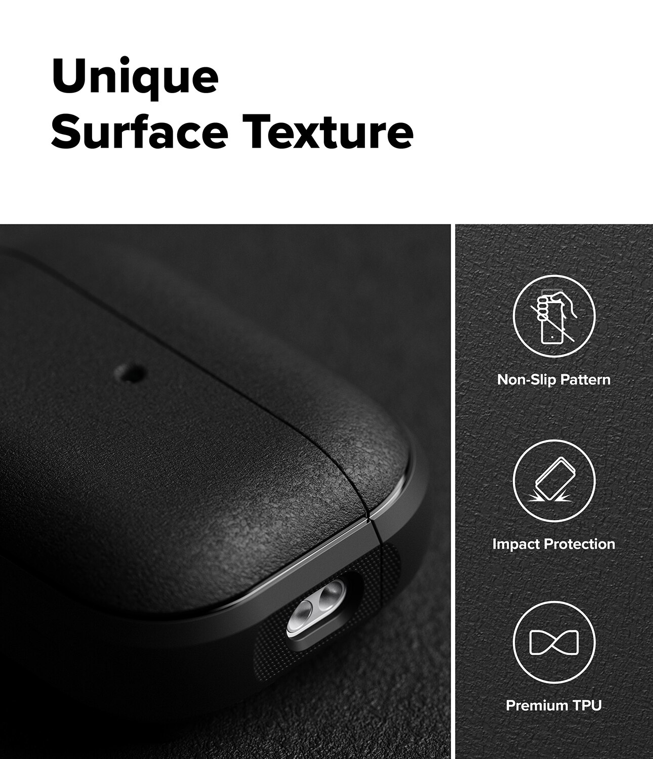 Funda Onyx Magnetic Apple AirPods Pro 3 Negro