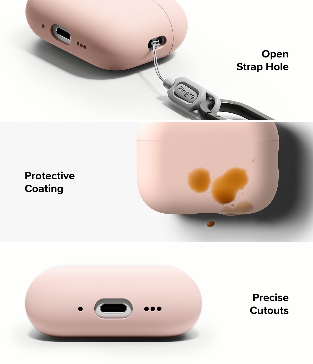 Silicone Funda Apple AirPods Pro 3 Pink