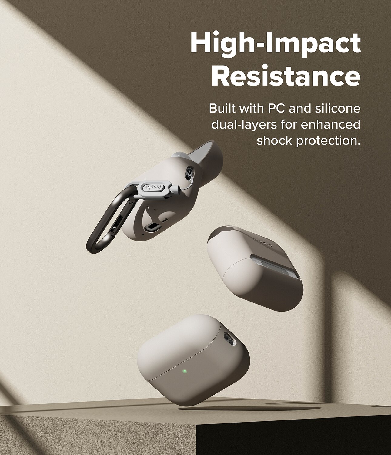 Silicone Funda Apple AirPods Pro 3 Stone