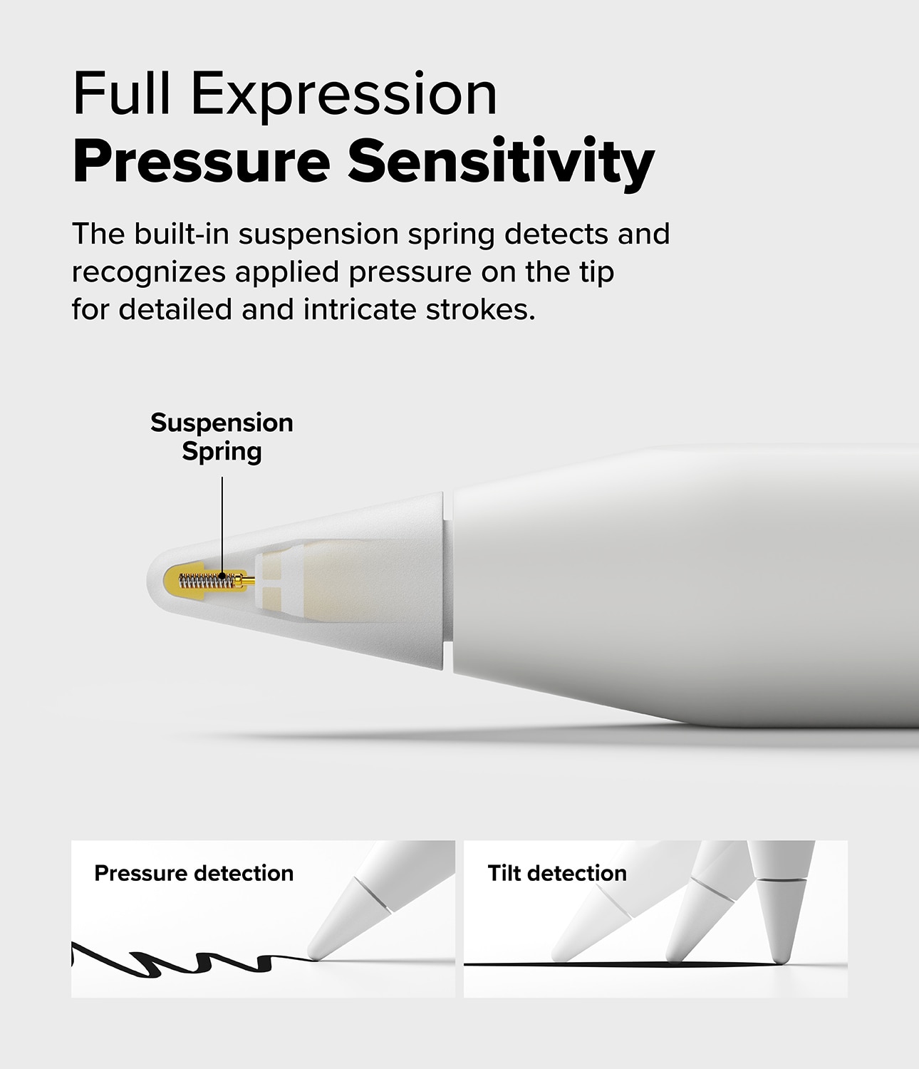 2B Tip Apple Pencil (3 piezas) blanco