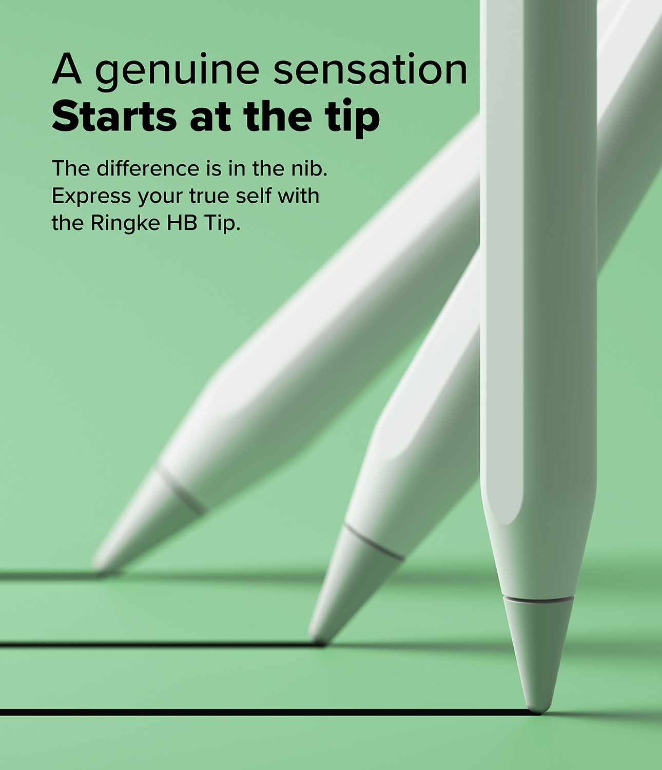 HB Tip Apple Pencil (3 piezas) blanco