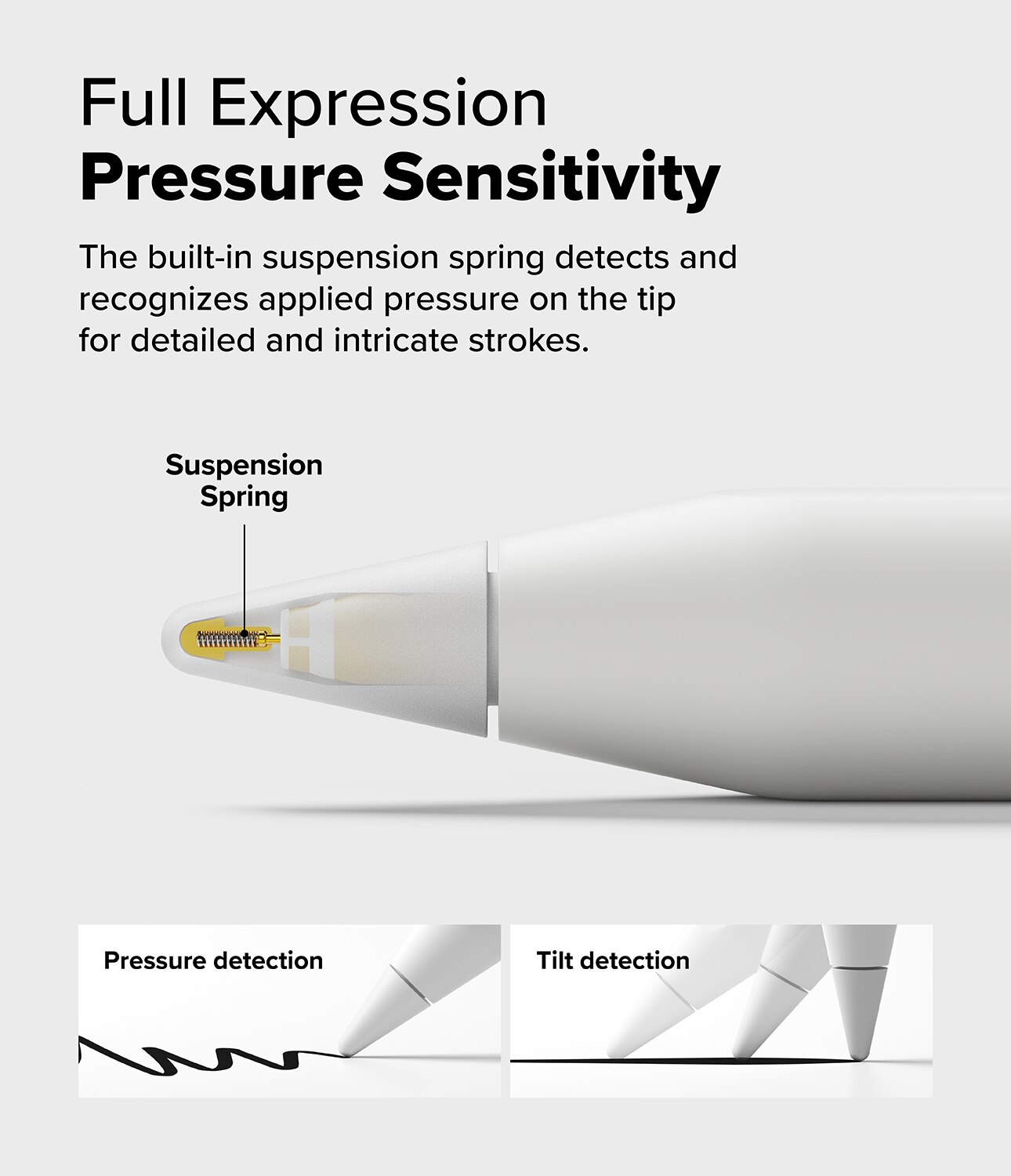 HB Tip Apple Pencil (3 piezas) blanco