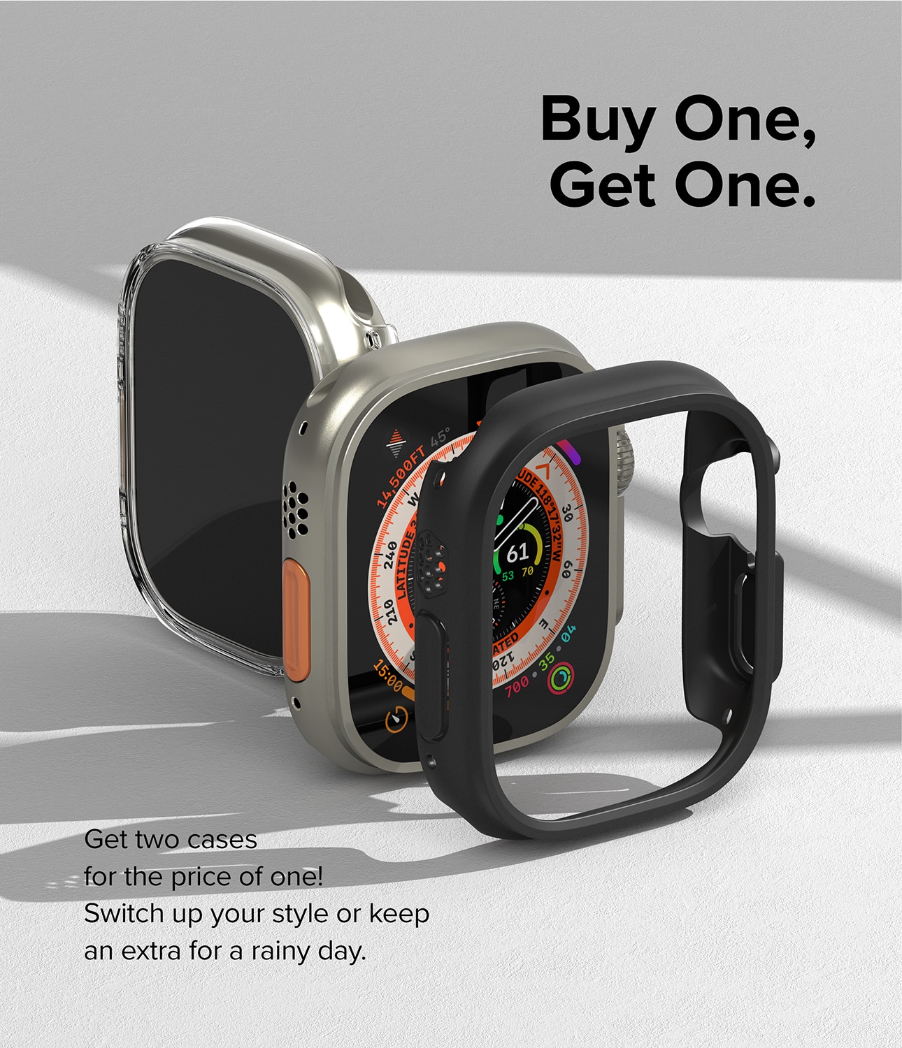 Funda Slim (2 piezas) Apple Watch Ultra 49mm 1st Gen Multi color/patrón