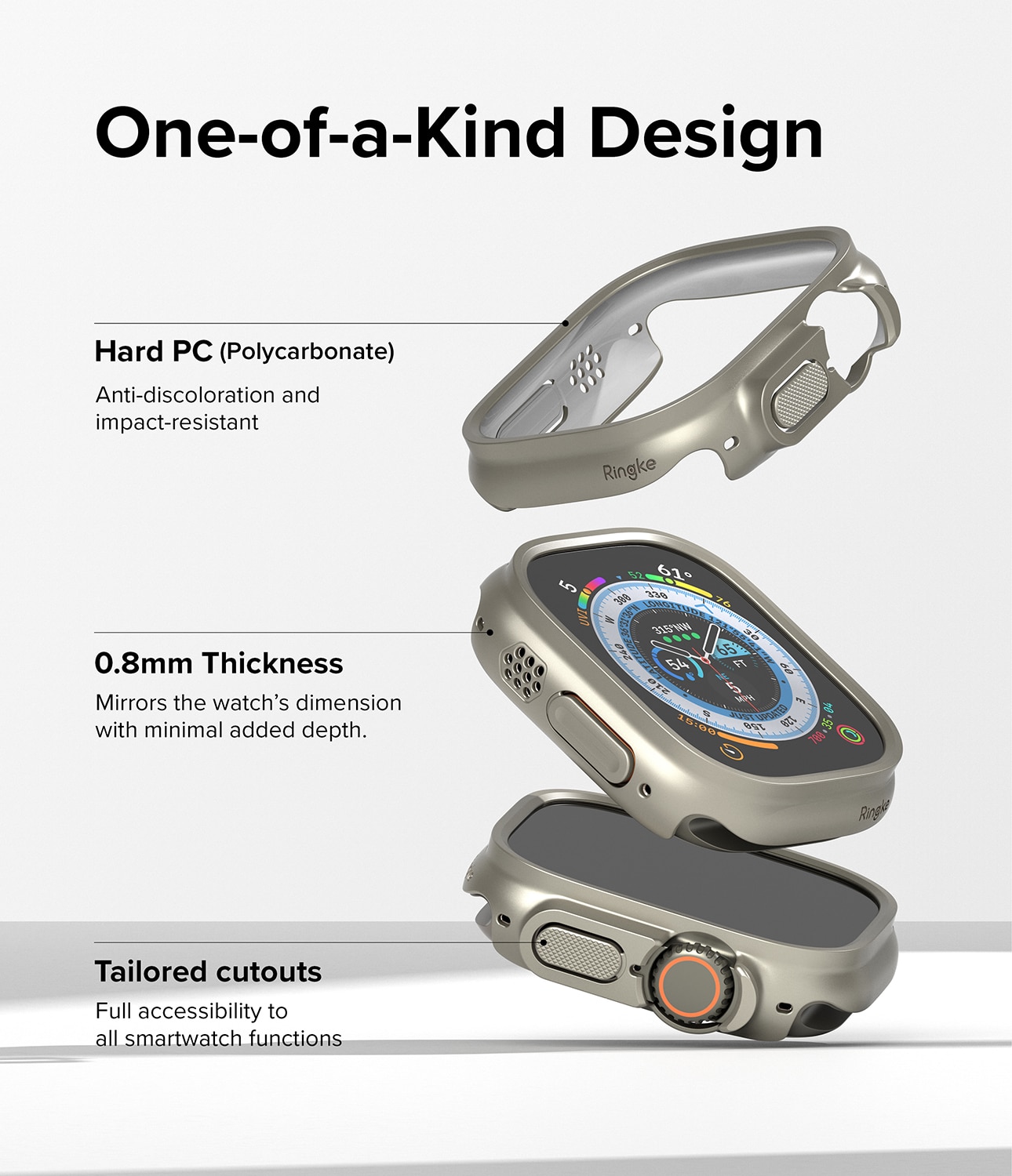 Funda Slim (2 piezas) Apple Watch Ultra 49mm 2nd Gen Multi color/patrón