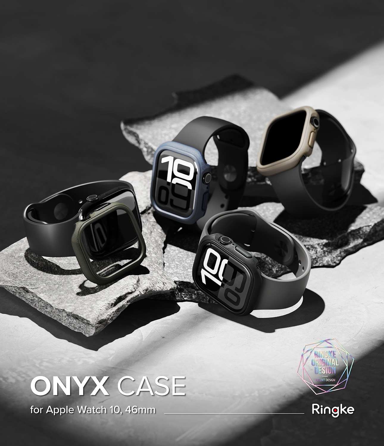 Funda Onyx Apple Watch Series 10 46mm negro
