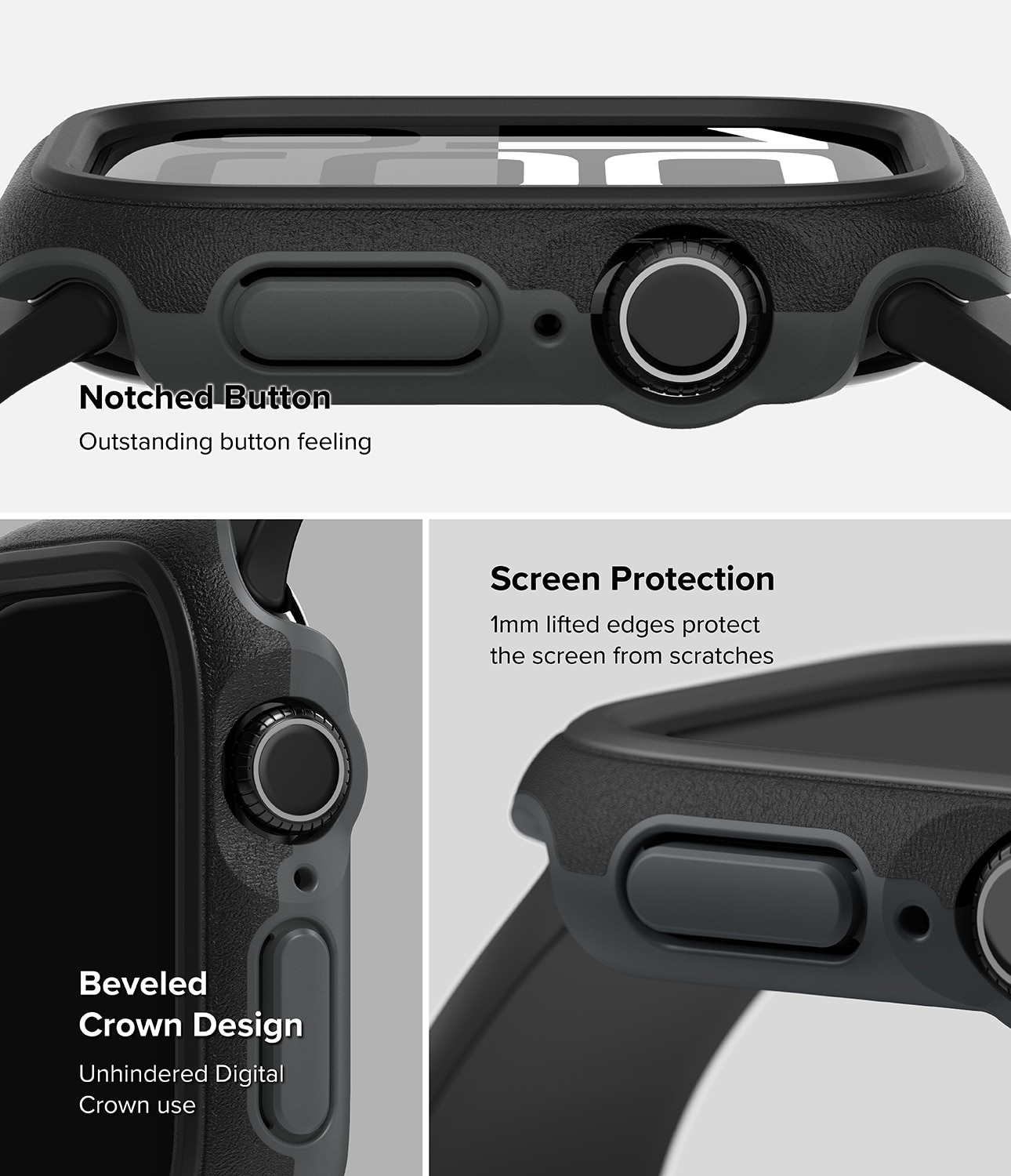 Funda Onyx Apple Watch Series 10 46mm negro