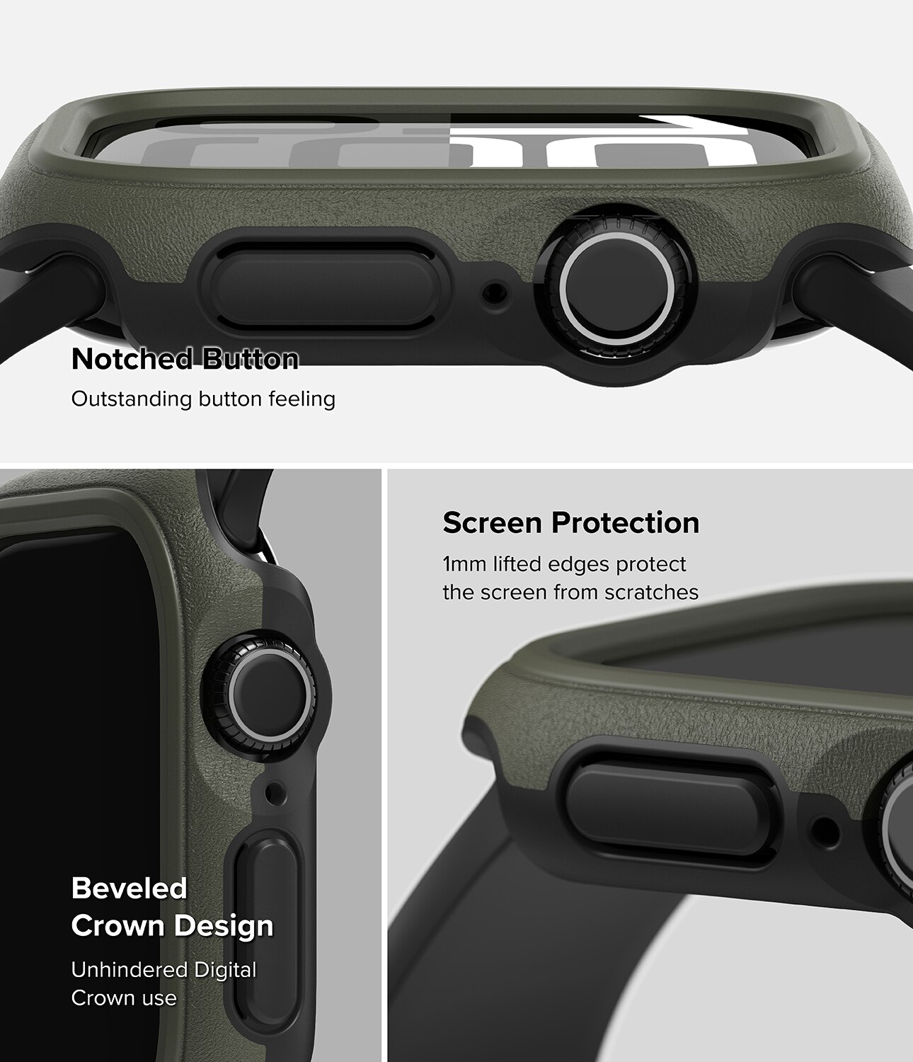 Funda Onyx Apple Watch Series 10 46mm Dark Green