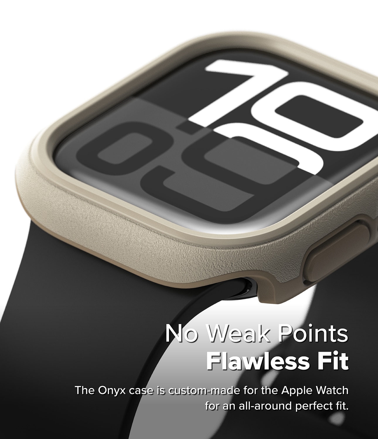 Funda Onyx Apple Watch Series 10 46mm Grey Sand