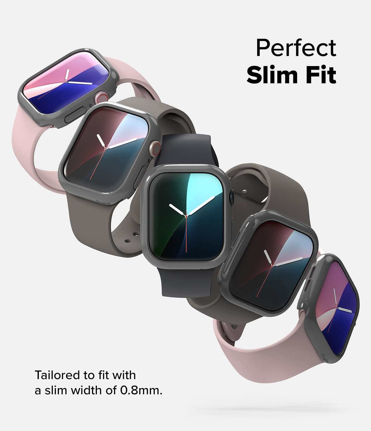 Funda Slim (2 piezas) Apple Watch Series 10 46mm Multi color/patrón
