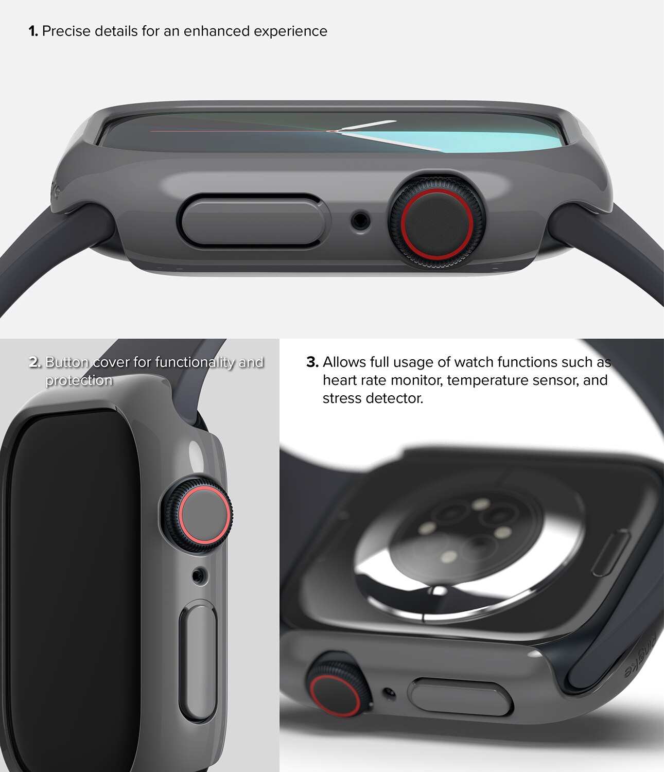 Funda Slim (2 piezas) Apple Watch Series 10 46mm Multi color/patrón