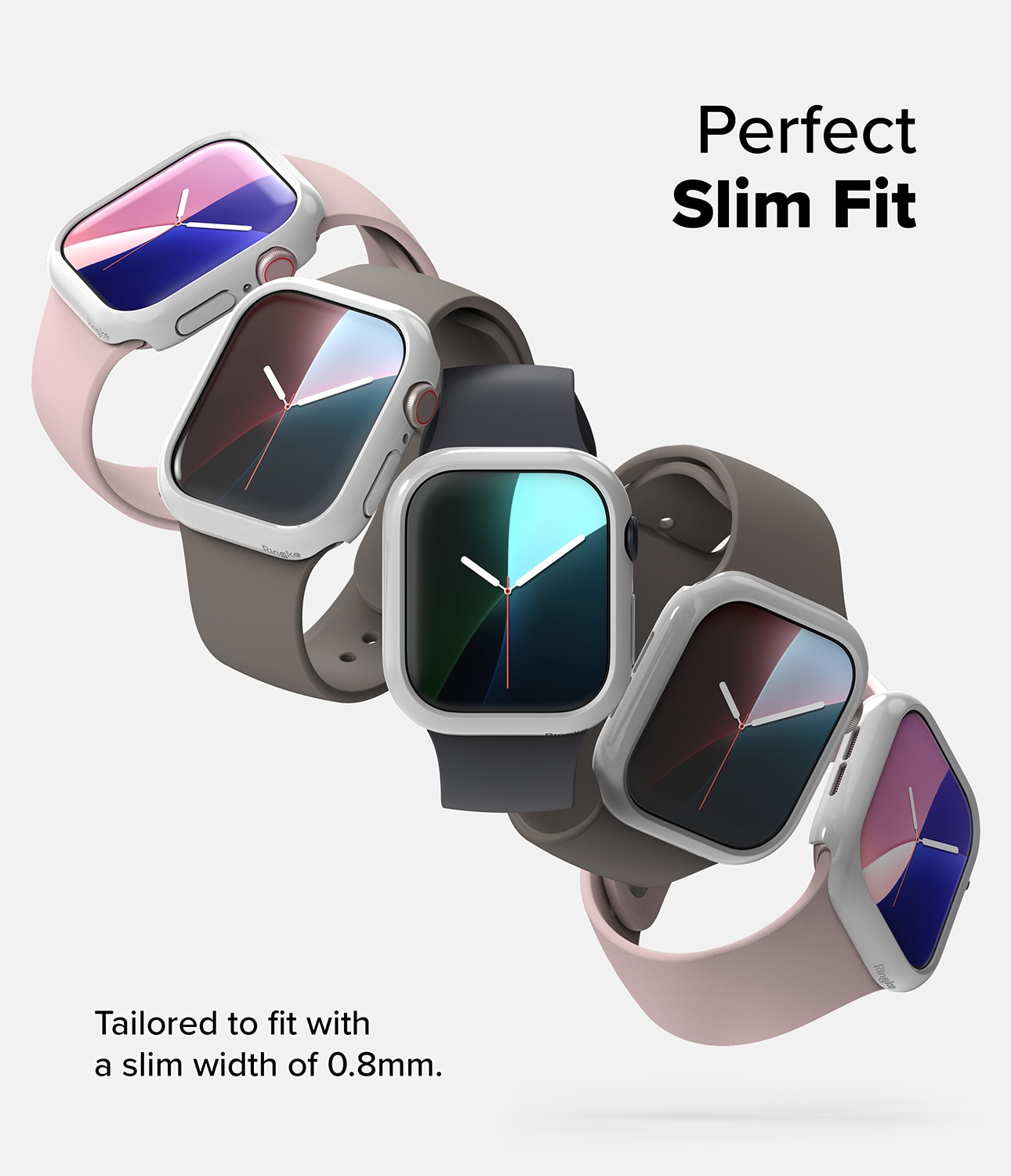 Funda Slim (2 piezas) Apple Watch Series 10 46mm Multi color/patrón