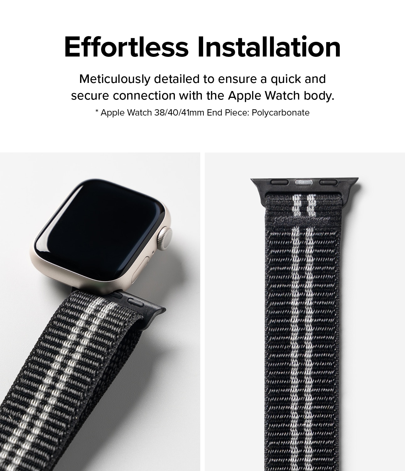 Sports Air Loop Band Apple Watch SE 40mm Black