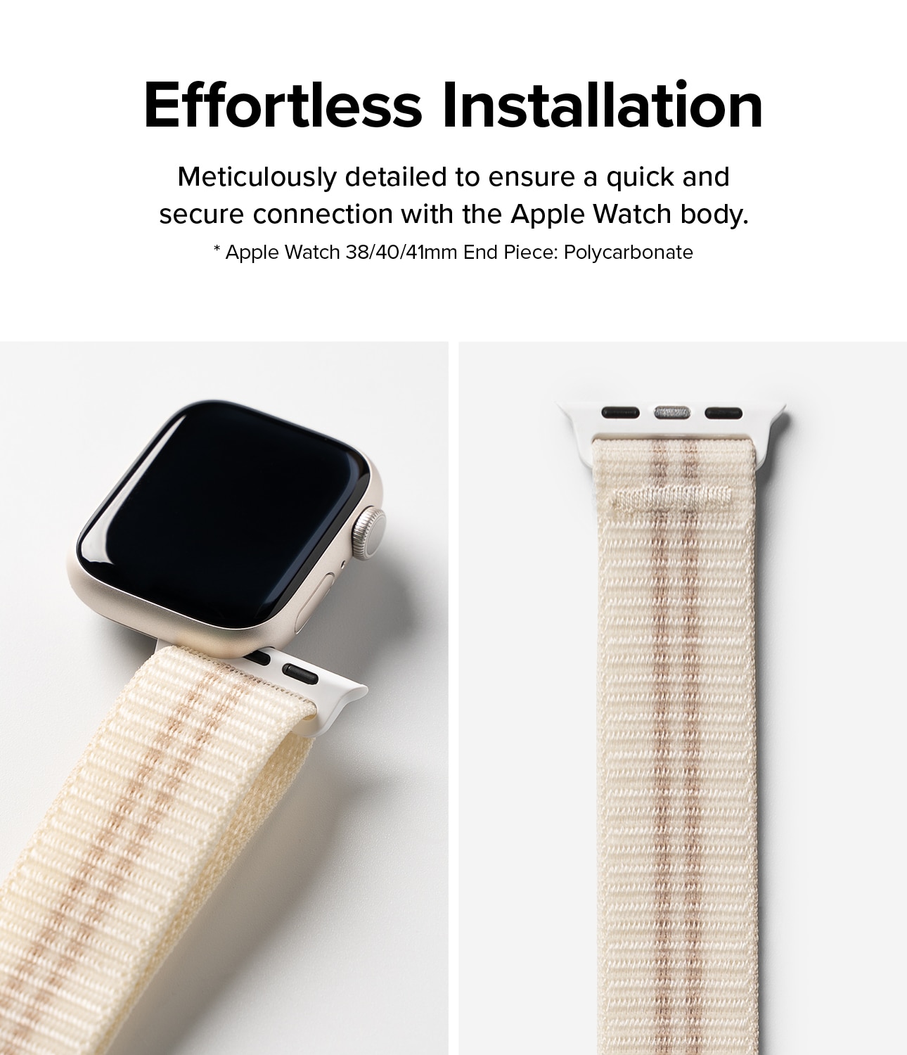 Sports Air Loop Band Apple Watch 38mm Cream