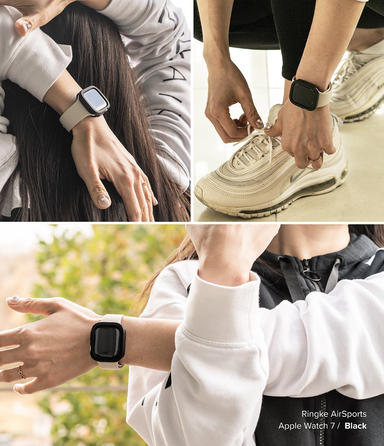 Funda Air Sports Apple Watch Series 8 41mm Black