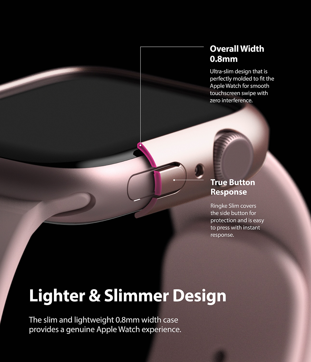 Funda Slim (2 piezas) Apple Watch Series 9 45mm Multi color/patrón