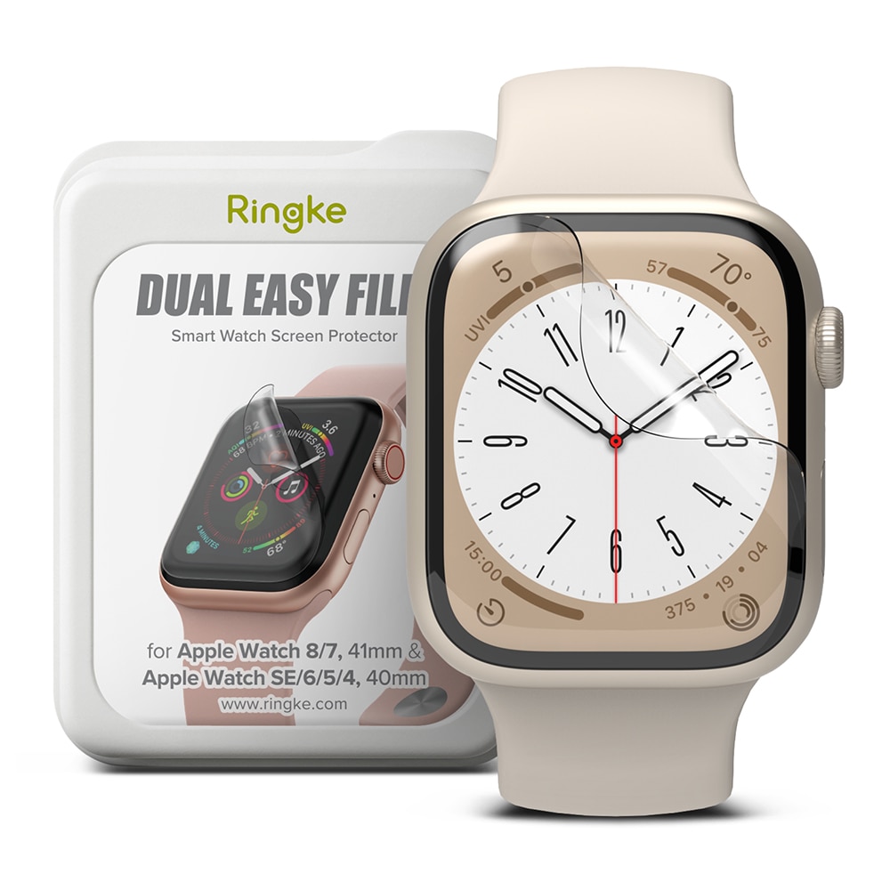 Dual Easy Screen Protector (3 piezas) Apple Watch SE 40mm