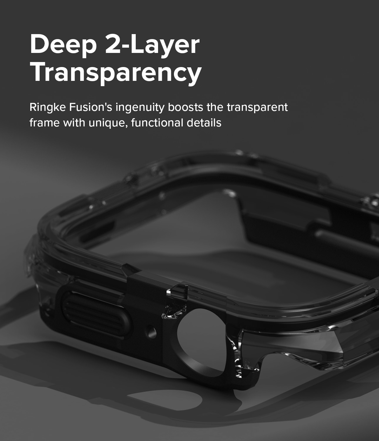 Funda Fusion Bumper Apple Watch 44mm Black