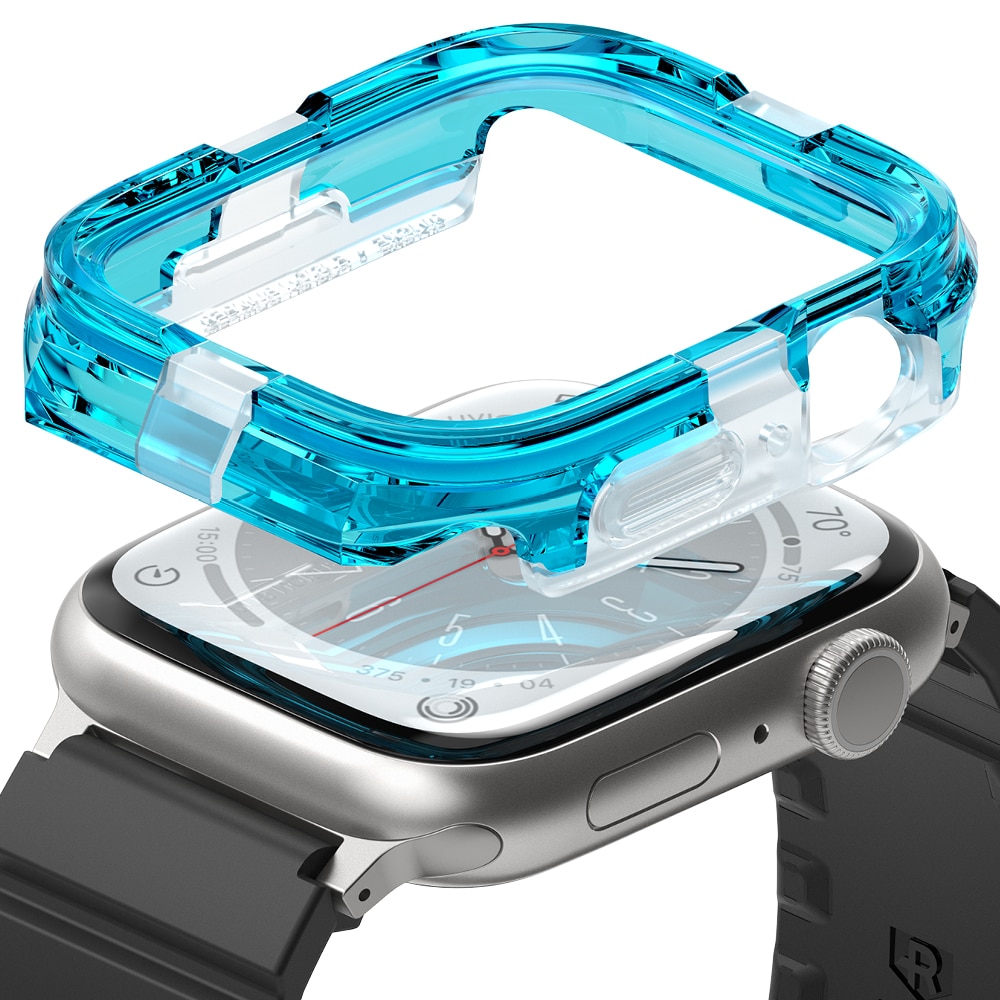 Funda Fusion Bumper Apple Watch 45mm Series 8 Neon Blue