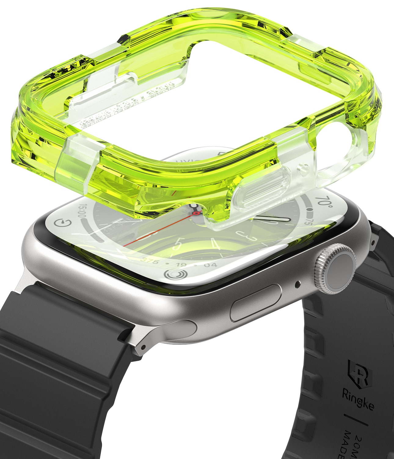 Funda Fusion Bumper Apple Watch 45mm Series 8 Neon Green