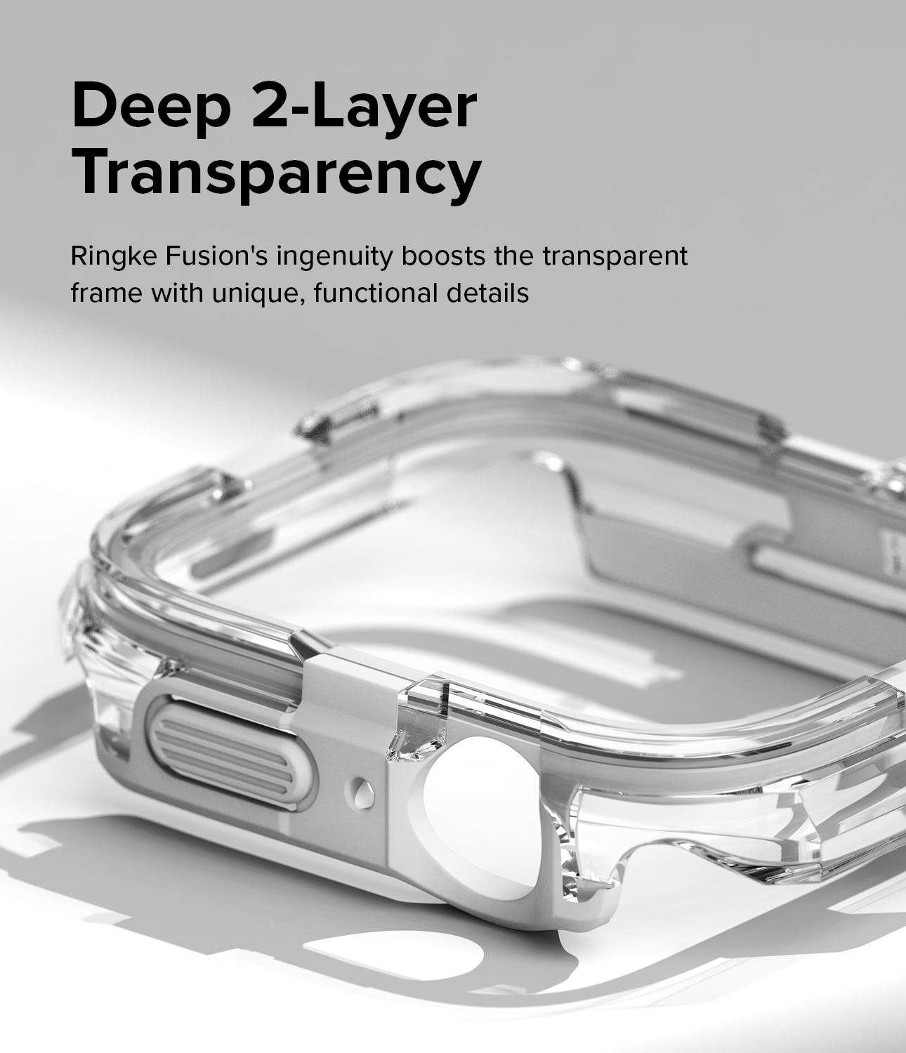 Funda Fusion Bumper Apple Watch 45mm Series 8 White