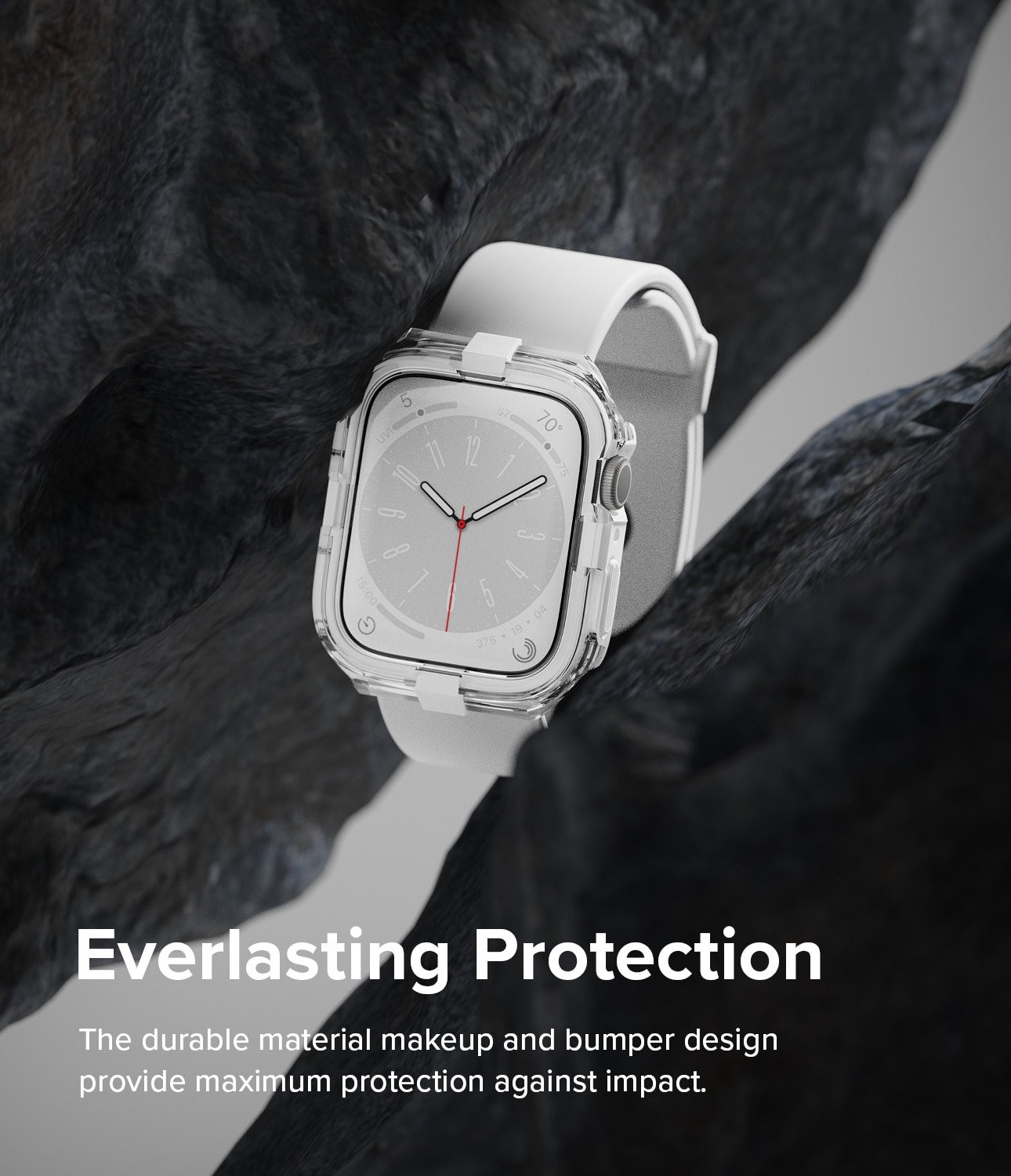 Funda Fusion Bumper Apple Watch 45mm Series 7 White