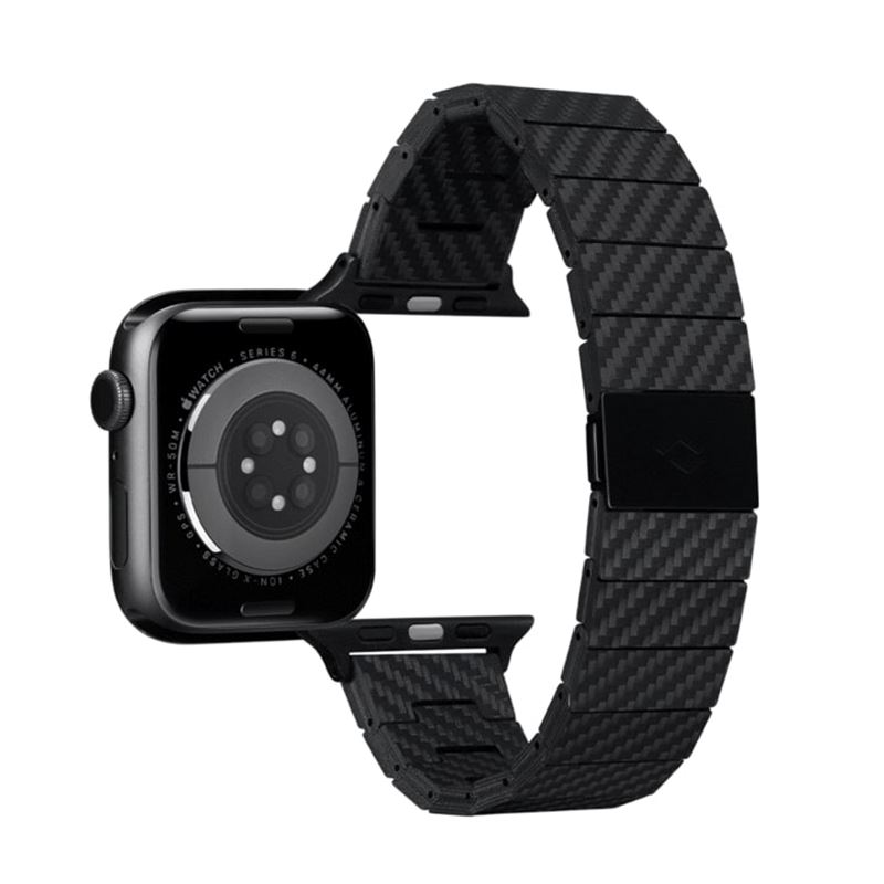 Apple Watch 44mm Correa Modern Carbon Fiber Black