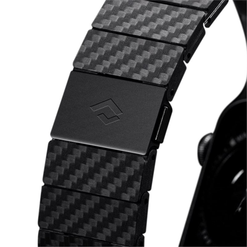 Apple Watch SE 44mm Correa Modern Carbon Fiber Black