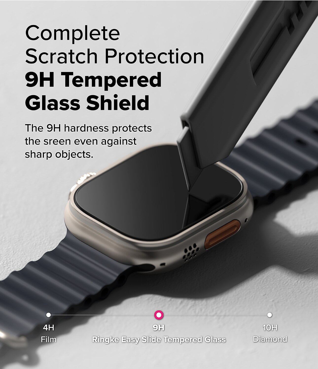 Easy Slide Glass (2 piezas) Apple Watch Ultra 49mm 2nd Gen