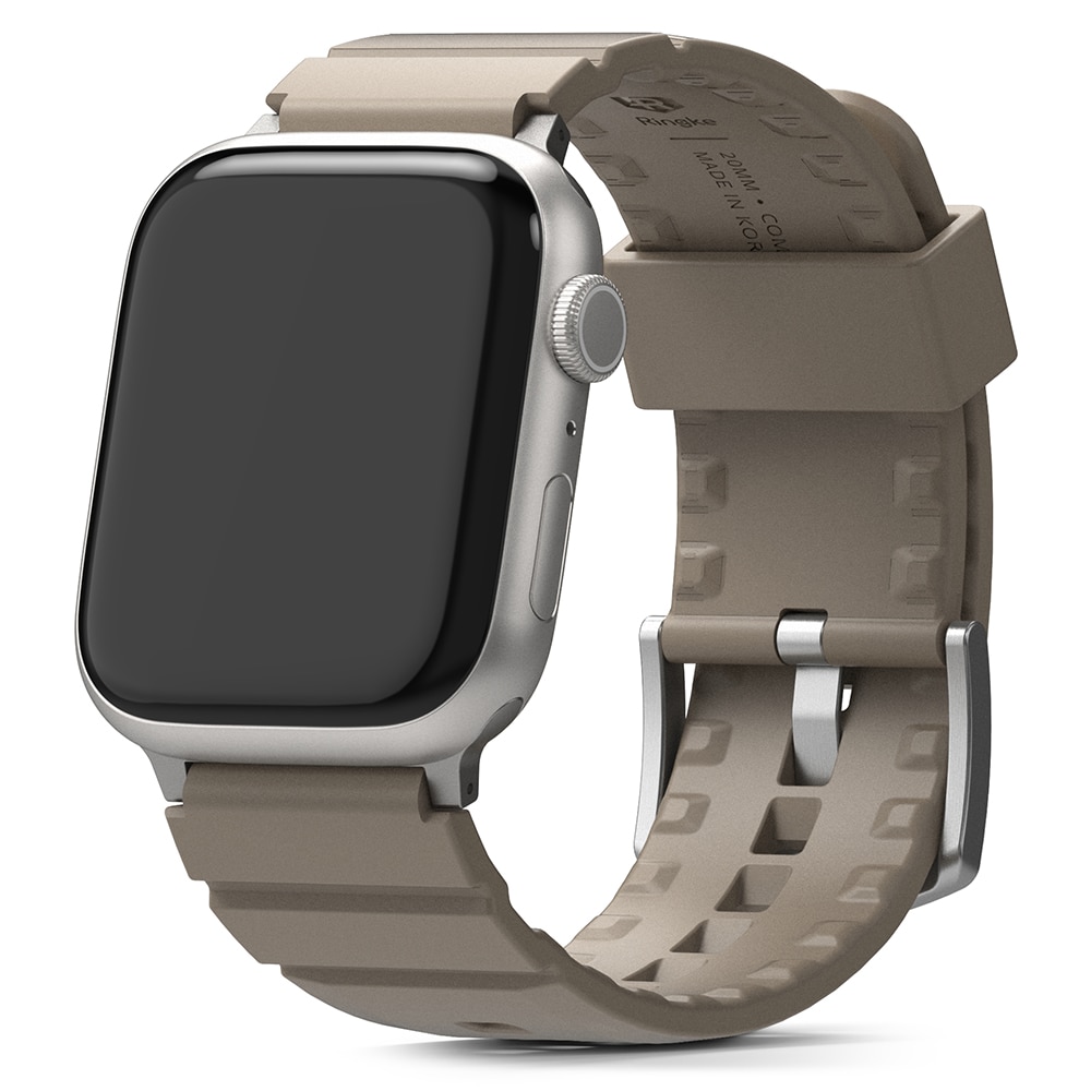 Rubber One Bold Band Apple Watch Ultra 49mm Gray Sand