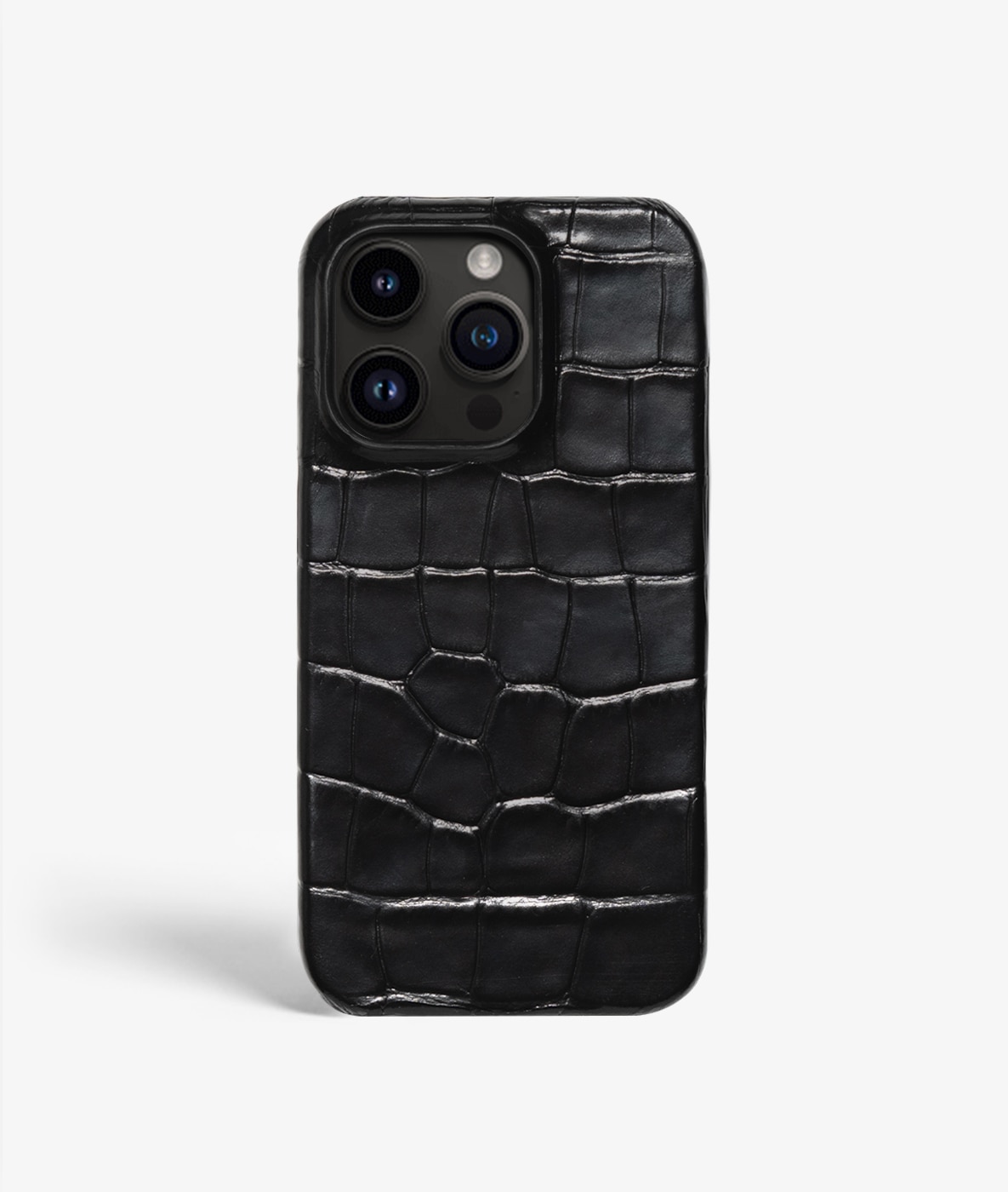 Funda iPhone 13 Pro Croco Negro