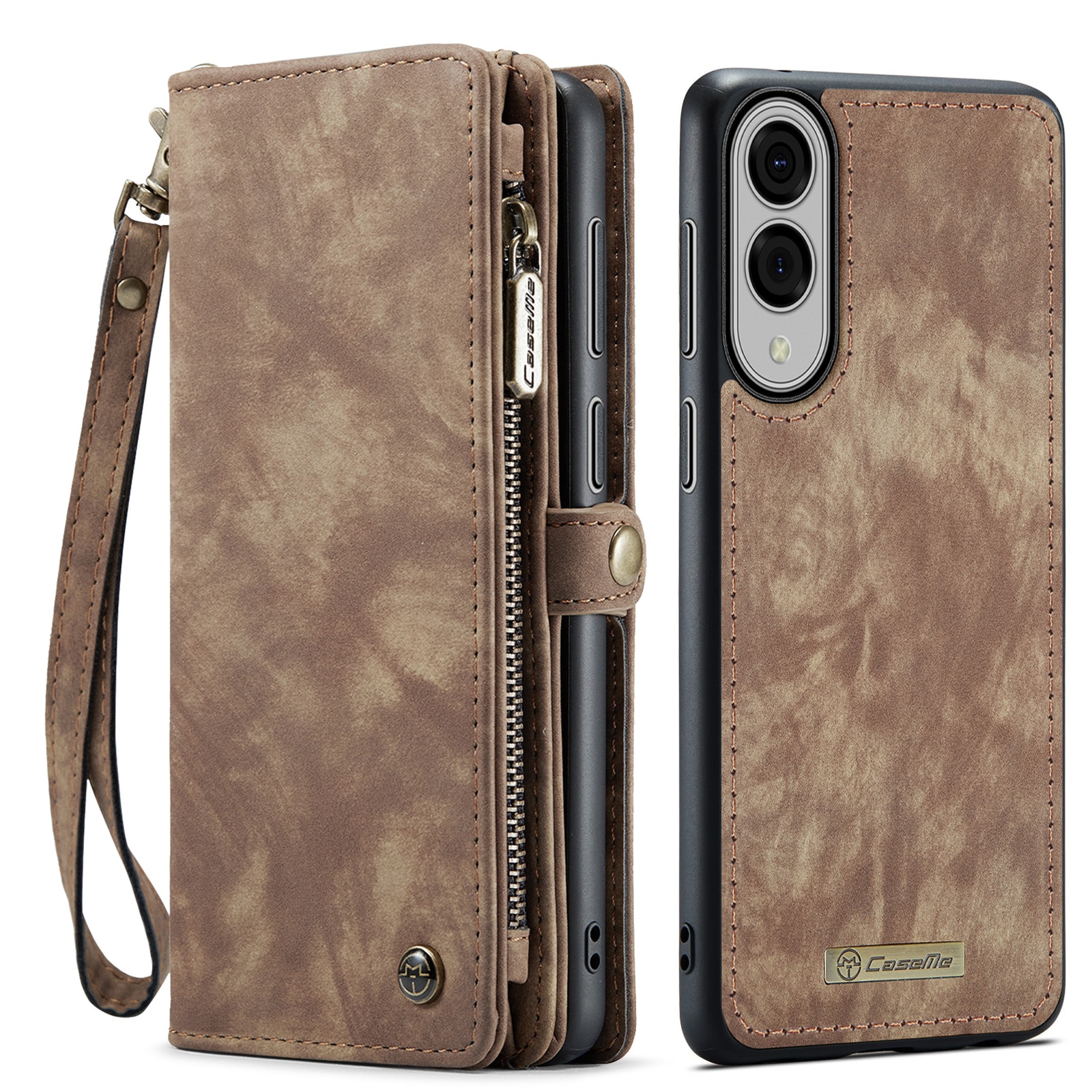 Cartera Multi-Slot Samsung Galaxy S25 Edge Marrón